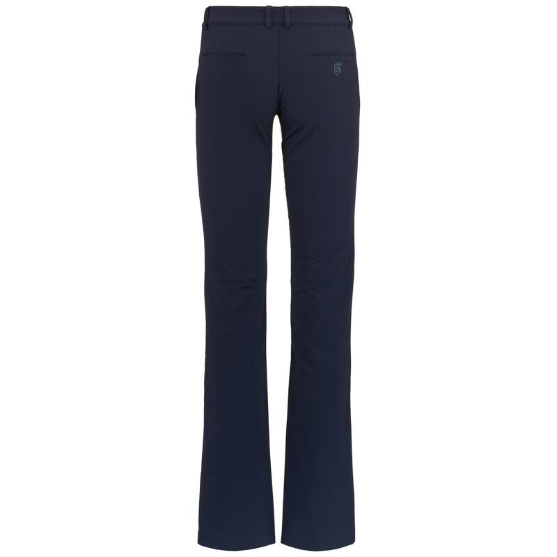 kappa pantaloni da donna in nylon blu da cardio training