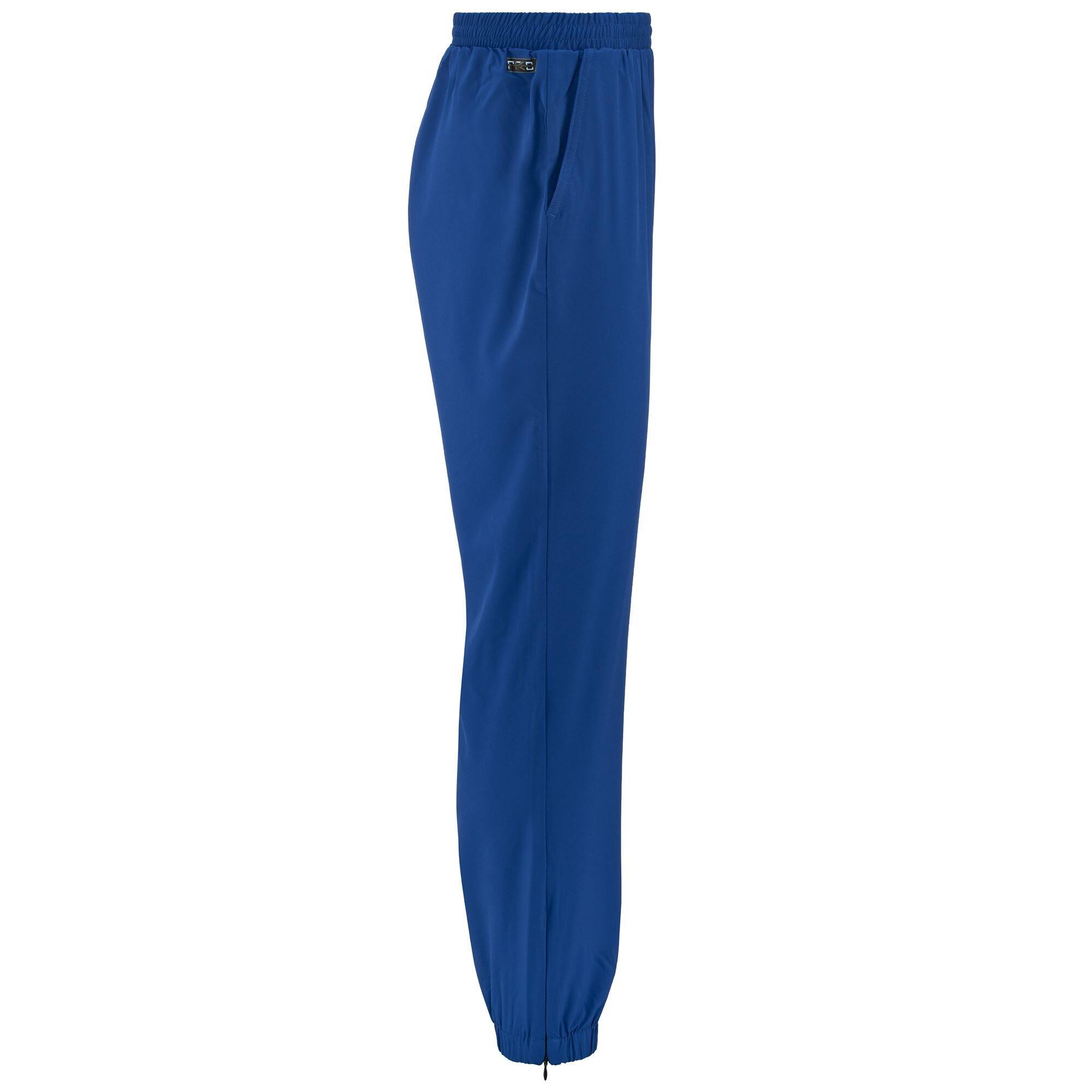 pantaloni da uomo in poliestere blu da fitness 2/4