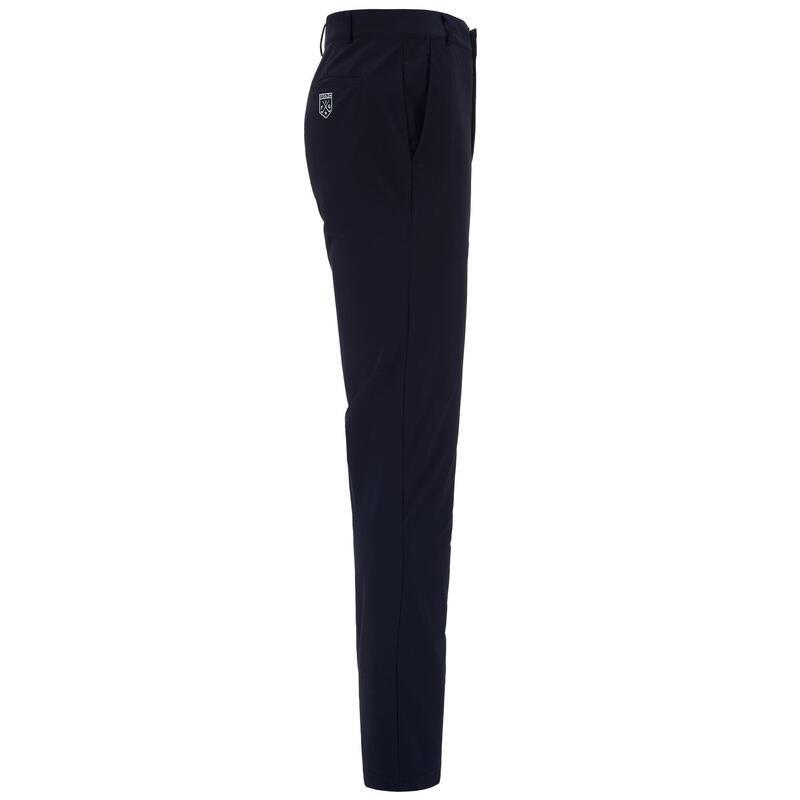 kappa pantaloni da uomo in nylon blu da cardio training