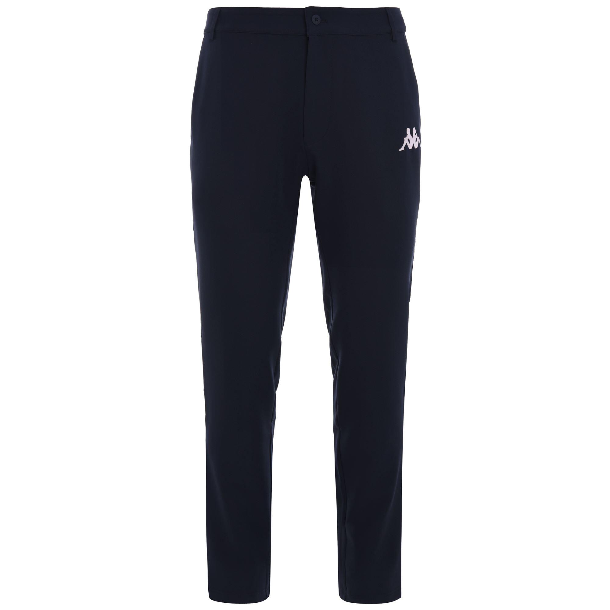 pantaloni da bambino in poliestere blu da allenamento 1/4