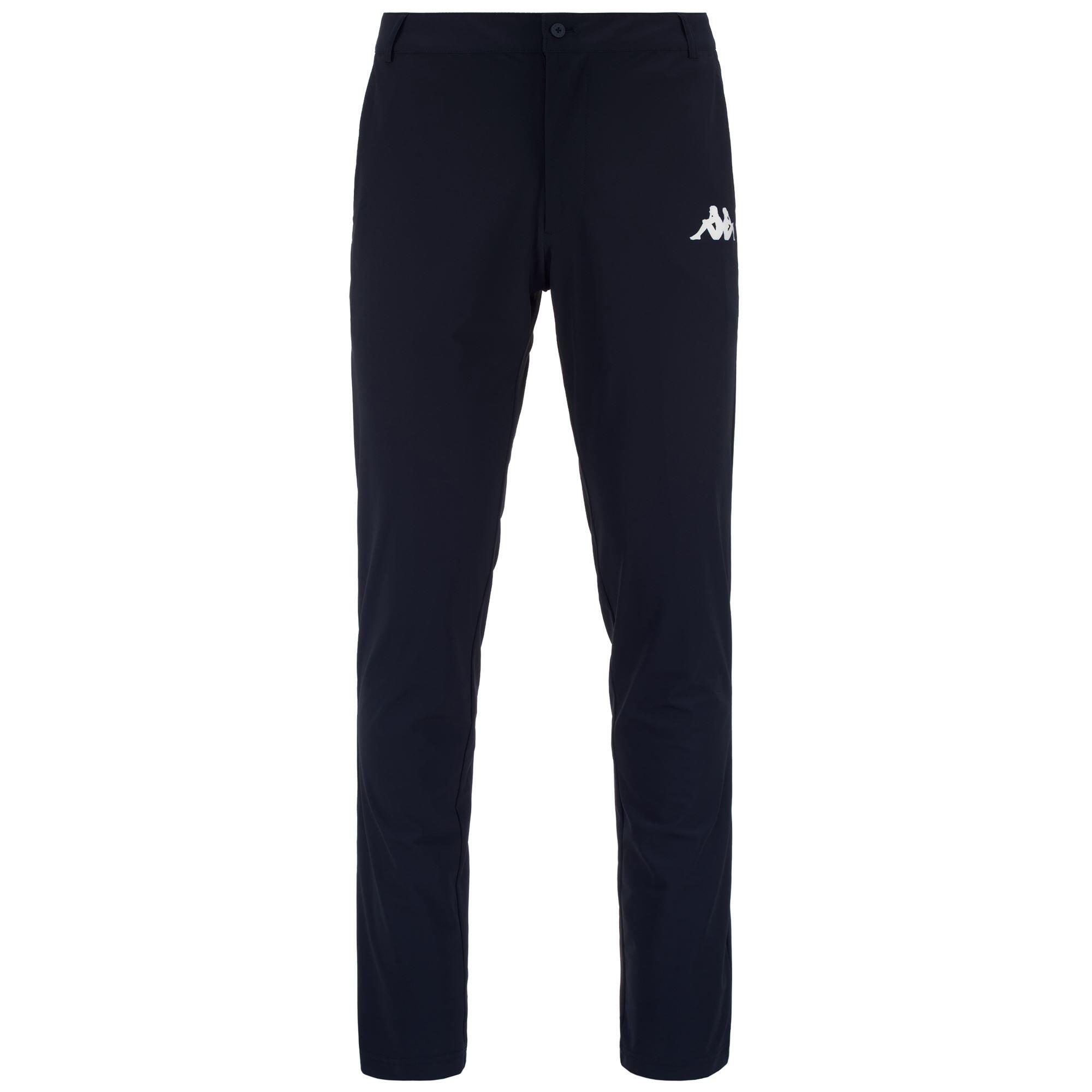 KAPPA pantaloni da bambino in nylon blu da allenamento