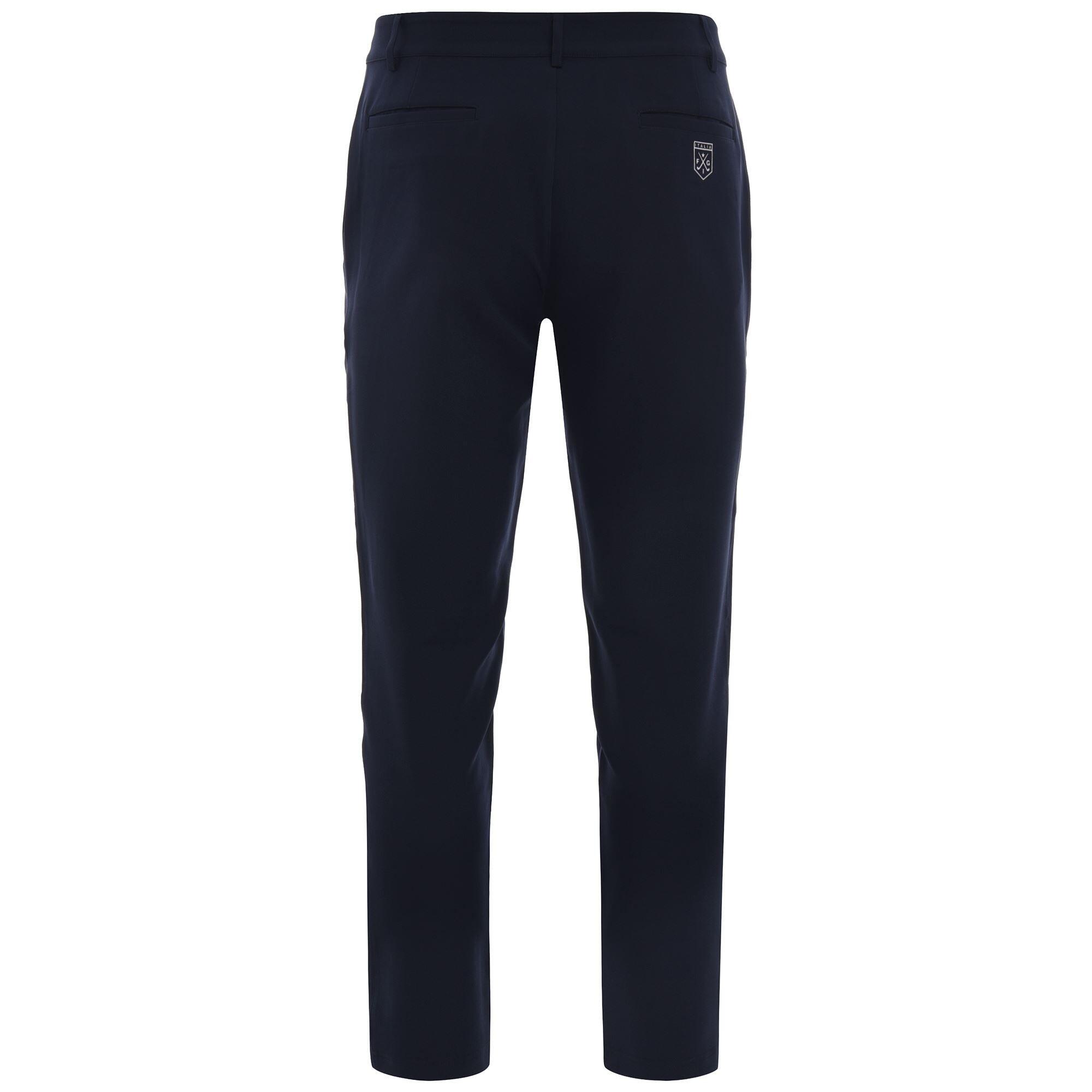 pantaloni da bambino in poliestere blu da allenamento 3/4