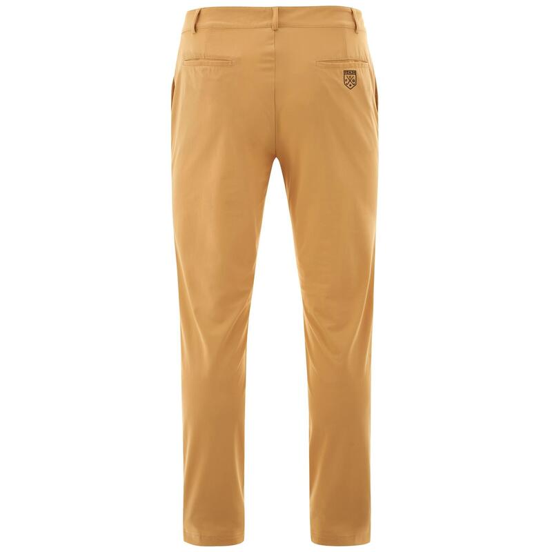 kappa pantaloni da uomo in nylon beige da cardio training