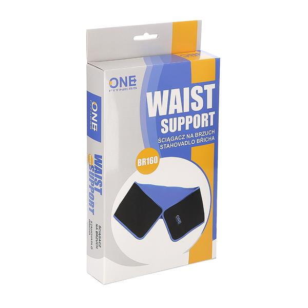 One Fitness - Ceinture Abdominale Amincissante One Fitness Br160 - Ceinture Lombaire - Bleu|noir - Taille Unique - Decathlon