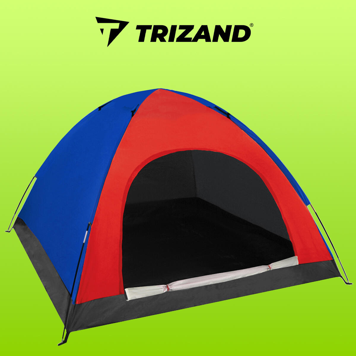 Namiot Turystyczny 4 Osobowy  TRIZAND 3/7