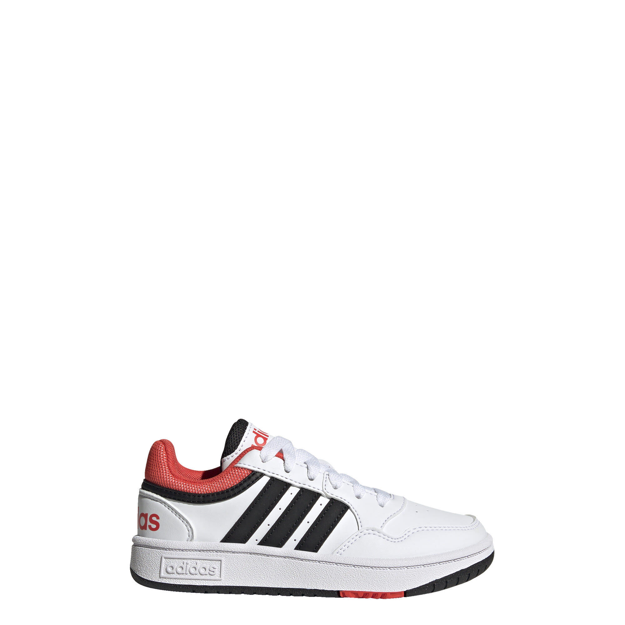 Adidas - Chaussure Hoops - Baskets - Blanc|noir|rouge - 32 - Decathlon