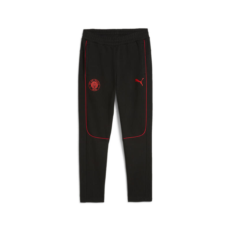 FC St. Pauli Pantaloni casual bărbați PUMA Black Red