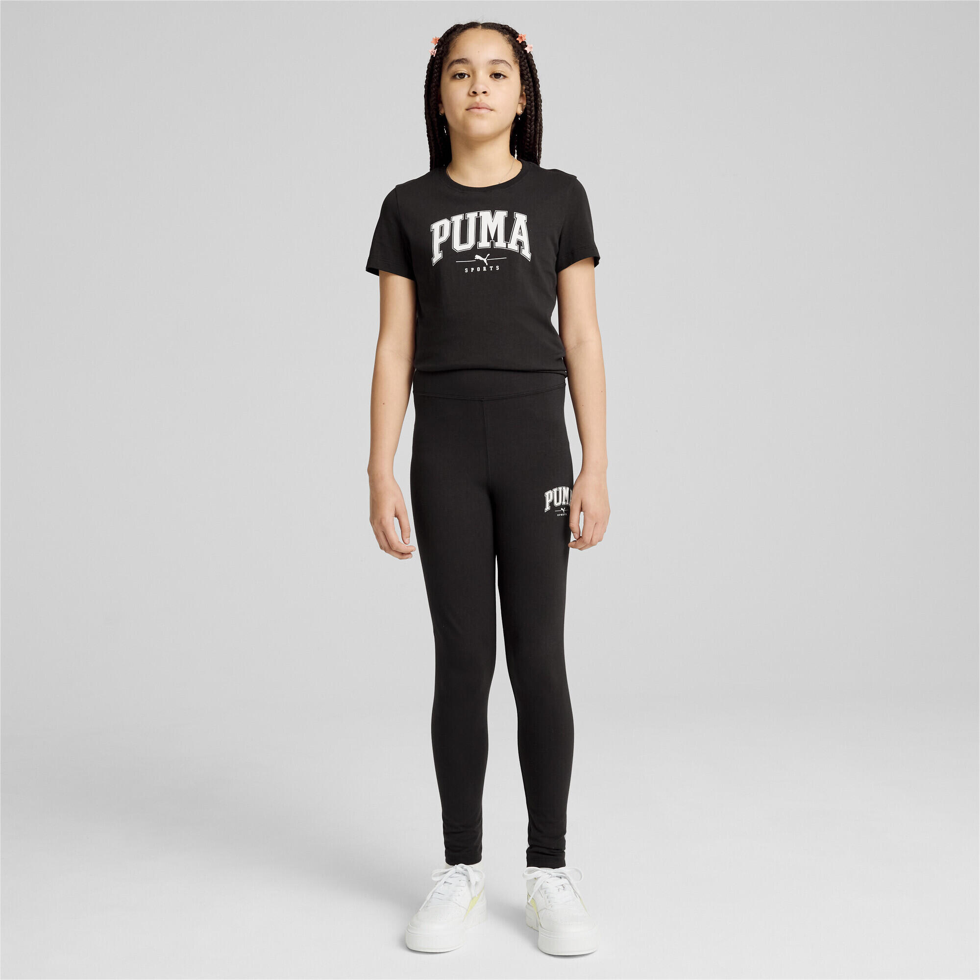 Młodzieżowe legginsy PUMA SQUAD PUMA Black 3/8