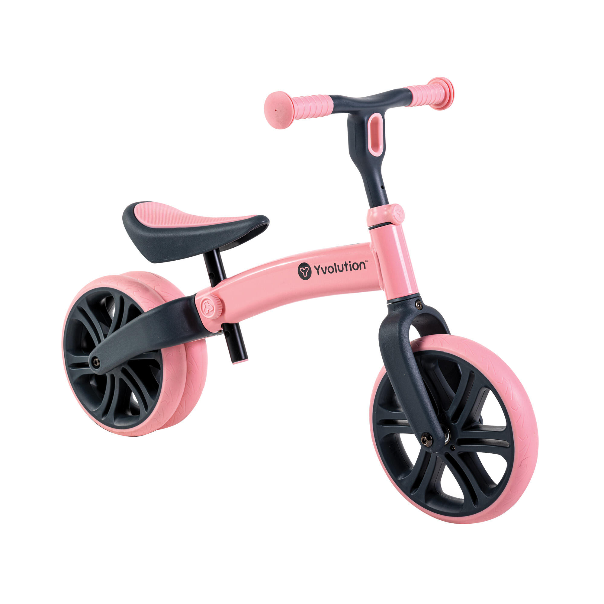 Draisienne d'apprentissage évolutive à partir de 18 mois - Yvelo junior rose 2/6