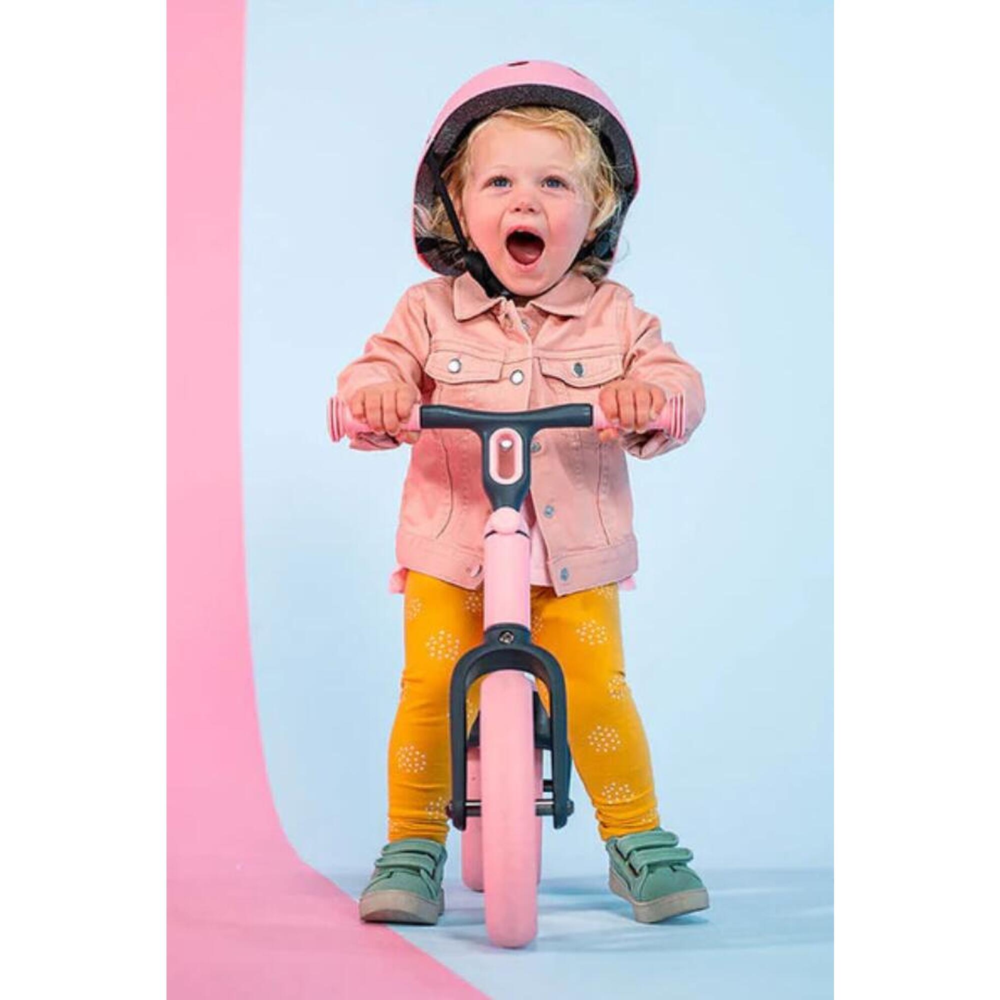 Draisienne d'apprentissage évolutive à partir de 18 mois - Yvelo junior rose
