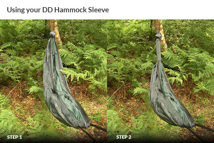 DD Hammocks Hammock Sleeve – Olive Green 3/6