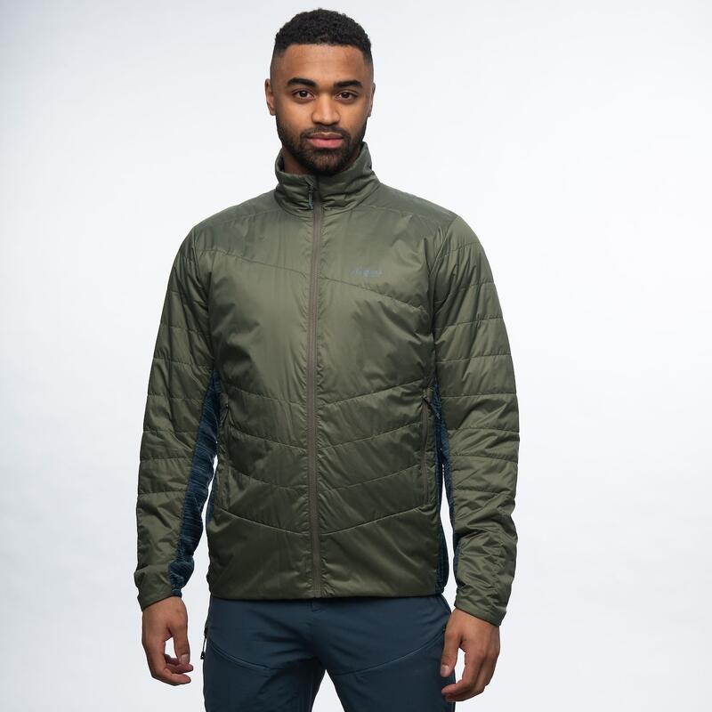 Bergans of Norway Rabot V2 Insulated Hybrid Jacket - Green Mud/Orion Blue