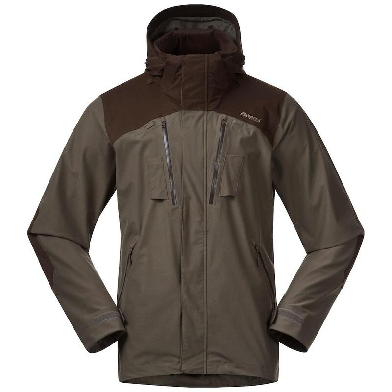 Bergans of Norway Veste Hogna V2 2L - Green Mud/Dark Wood Brown