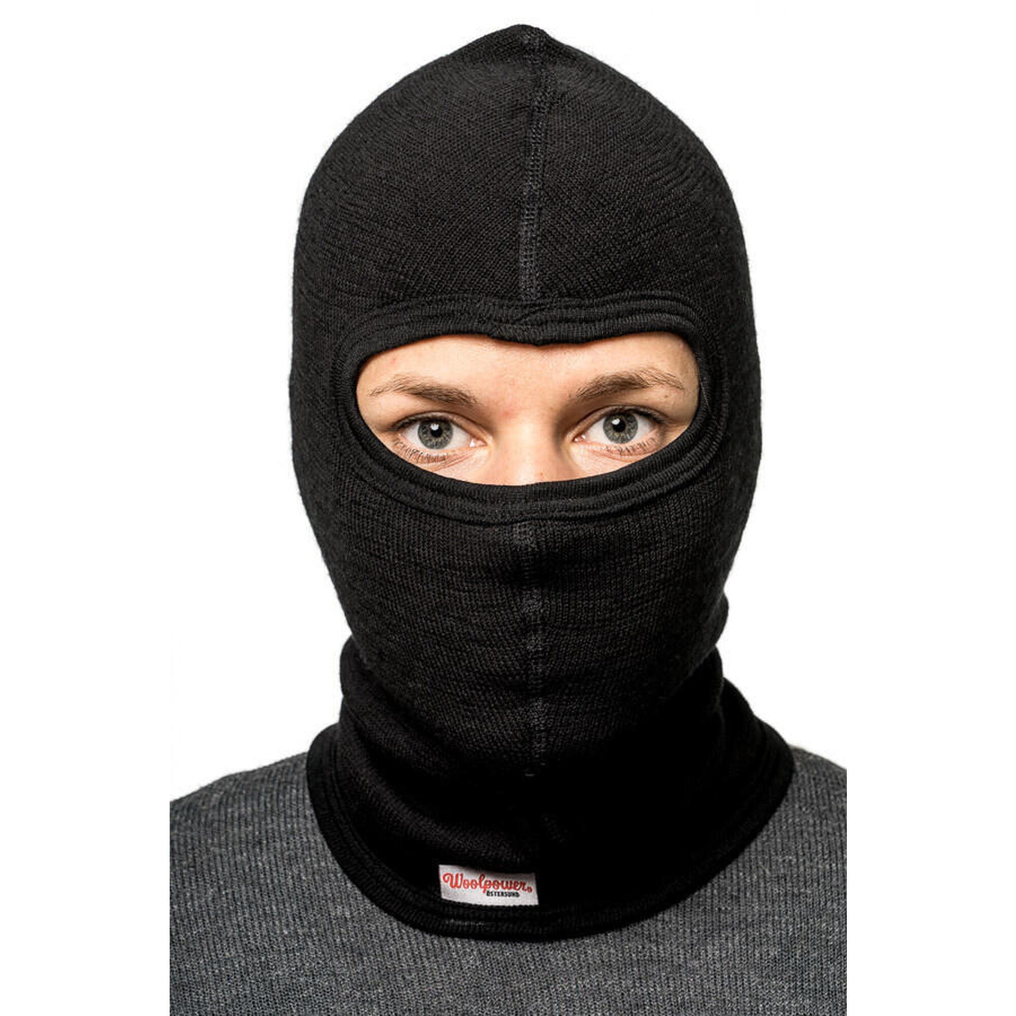 Woolpower Merino Balaclava 200 - Black