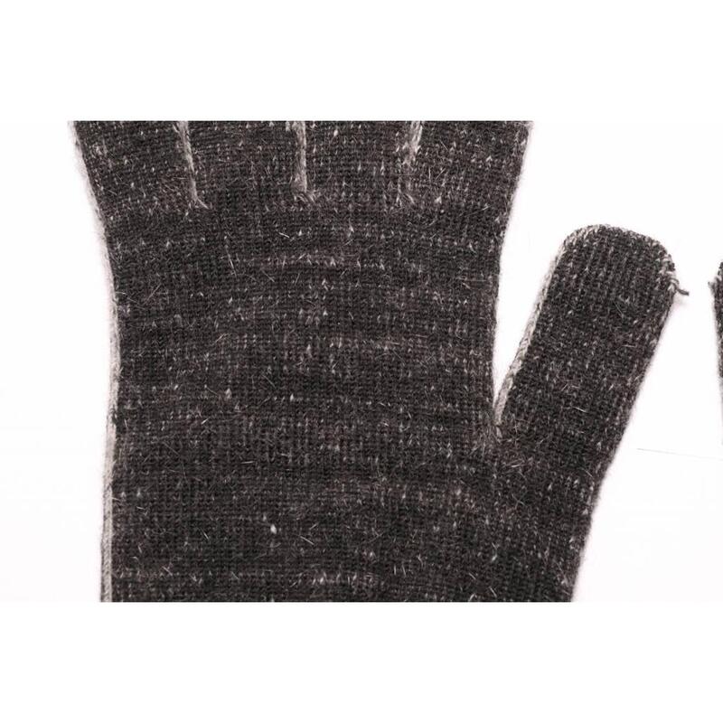 Weft Guanti Possum/Merino - Dita lunghe - Nero Marl