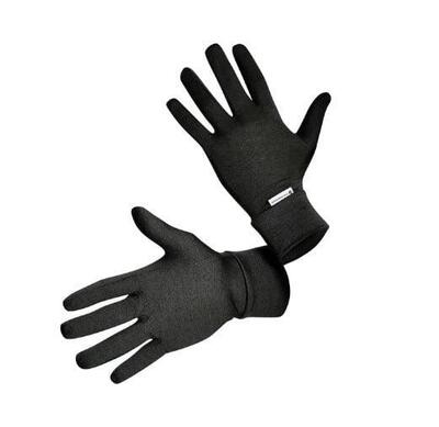 Thermowave merinowol liner handschoenen - zwart