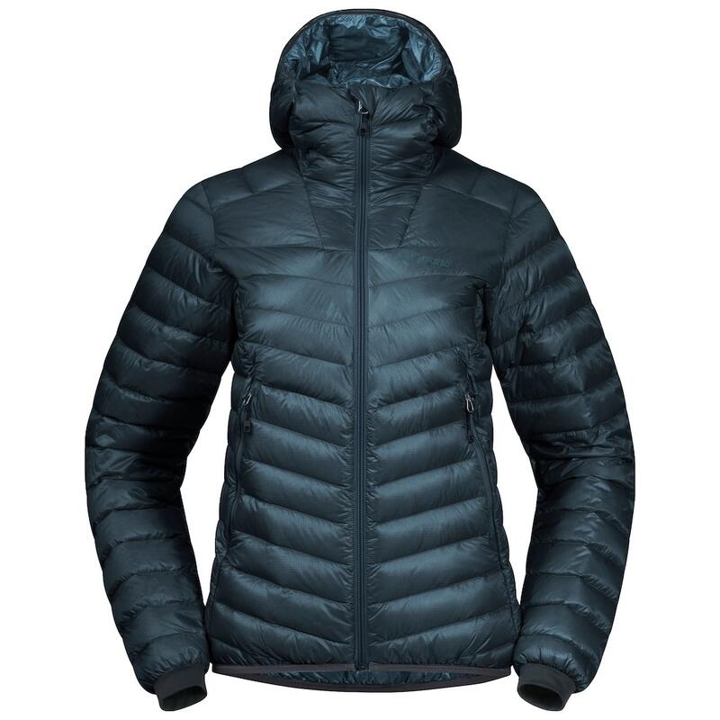 Bergans of Norway Senja Down Light W Jkt w/Hood - Bleu Orion/Bleu Fumé