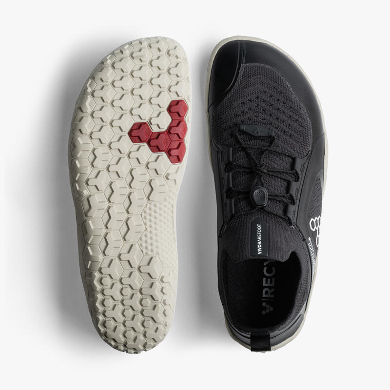 Vivobarefoot Primus Trail Knit FG - Femmes - Obsidian/Pelican