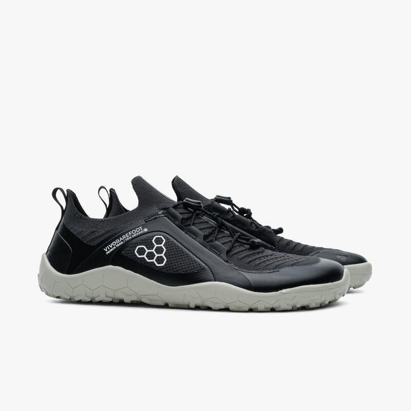 Vivobarefoot Primus Trail Knit FG - Womens - Obsidian/Pelican