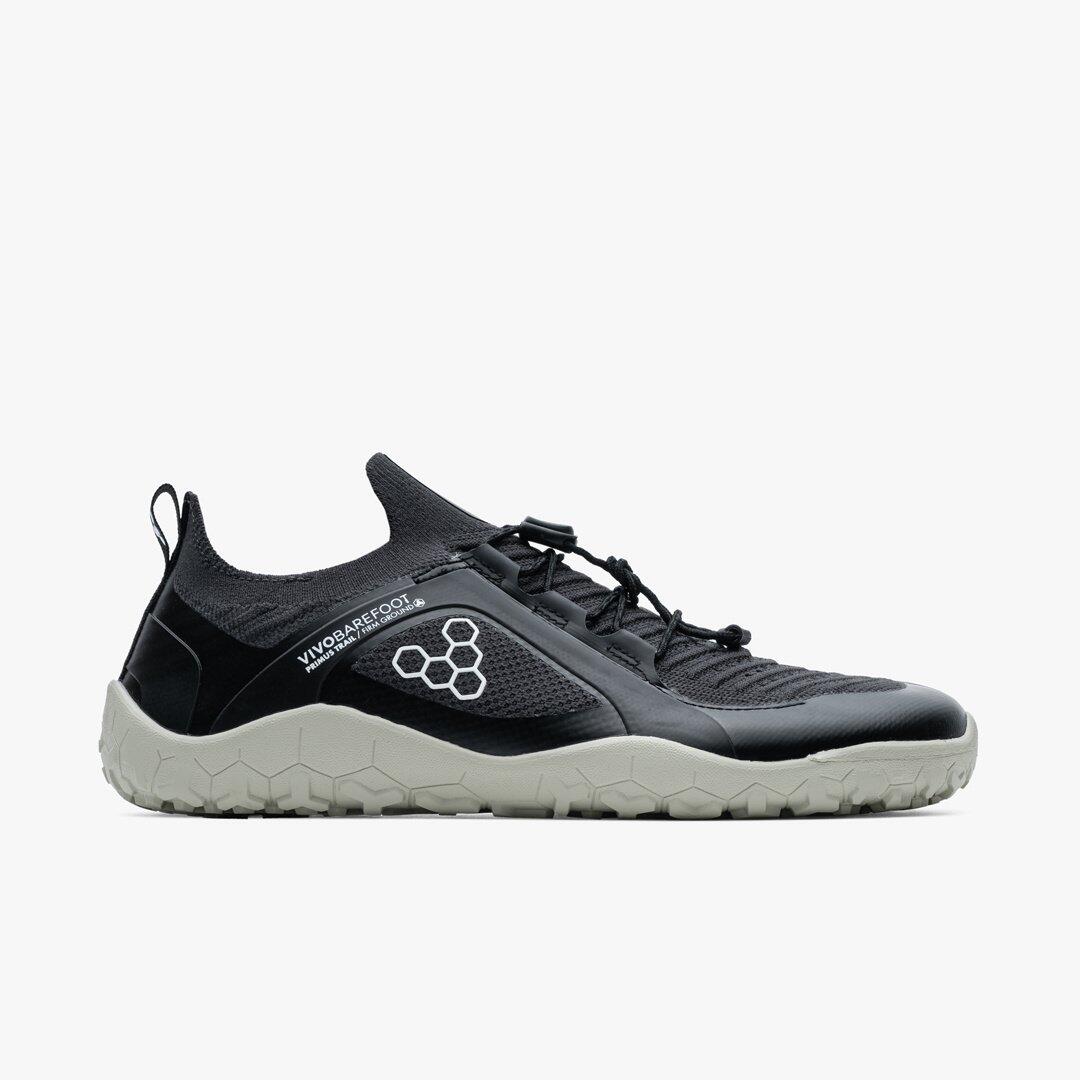 Vivobarefoot Primus Trail Knit FG - Femei - Obsidian/Pelican