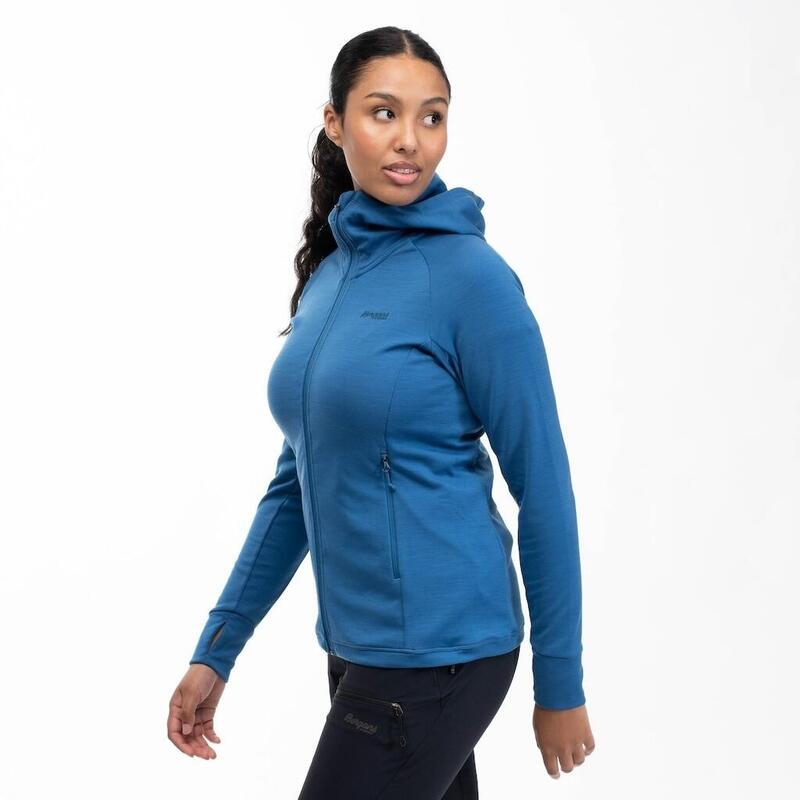 Bergans of Norway Ulstein Wool  Jacket - North Sea Blue - Woman