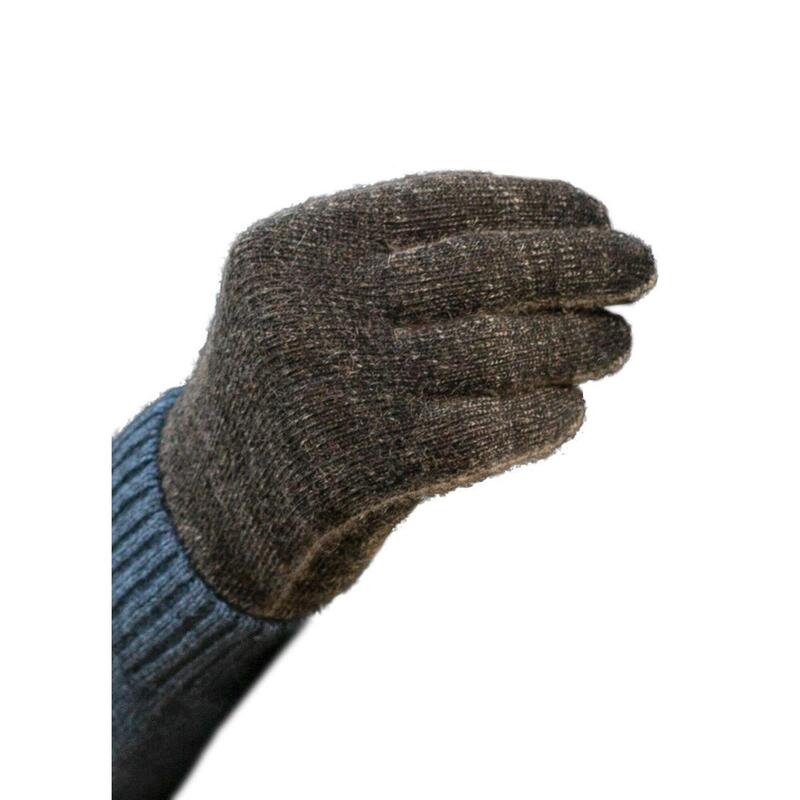 Weft Gants Possum/Merino - Doigts longs - Noir Marl