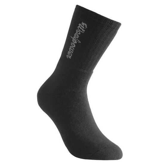 Woolpower Merino-Socken Classic Logo 400 - Schwarz
