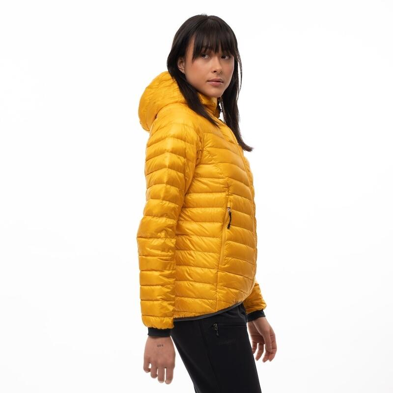 Bergans of Norway Senja Down Light W Jkt w/Hood - Jaune doré clair