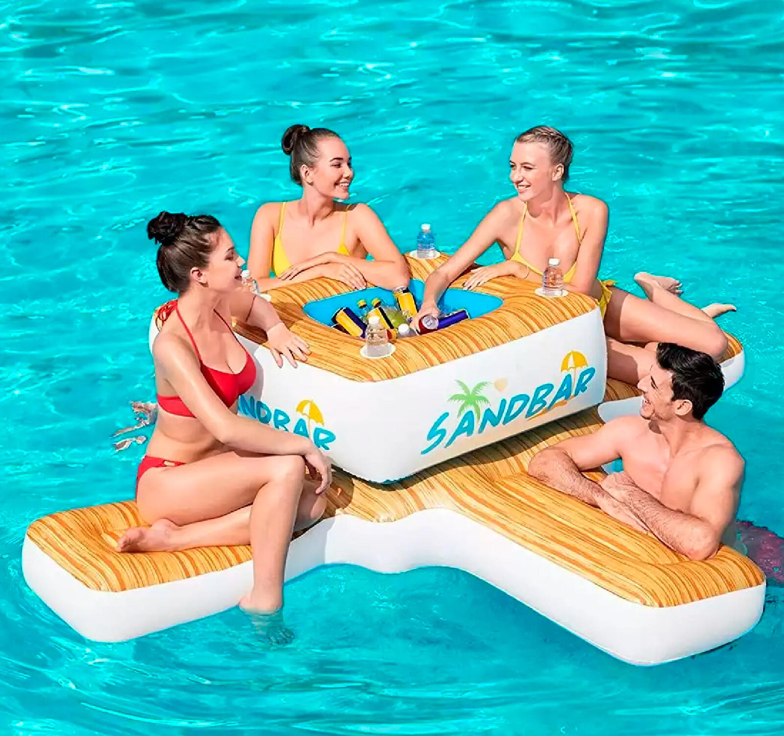 Bestway Badeinsel Sandbar 246 x 246 cm 2/7