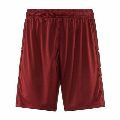 pantaloncini da uomo in poliestere blu da calcio