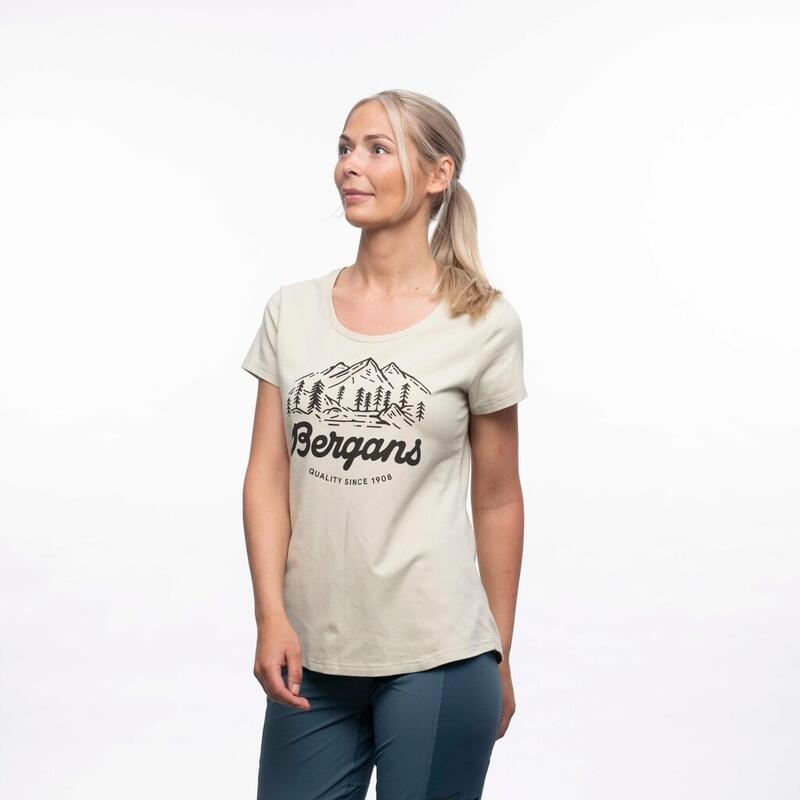 Bergans of Norway T-shirt Classic V2 W - Chalk Sand