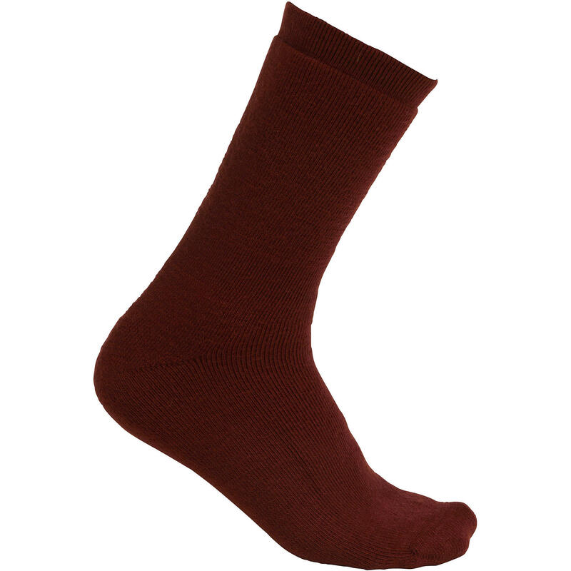 Woolpower 2-Pack: Liner Sock / Sock 400 - Zwart / Rust Red