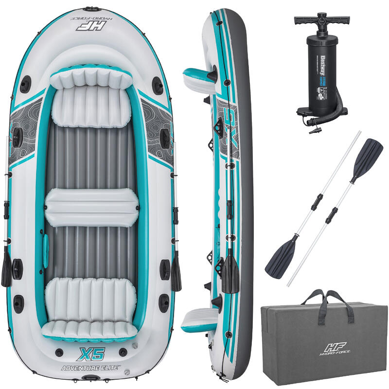 Hydro-Force Bateau raft gonflable 5 plac es Adventure Elite 3,64 m