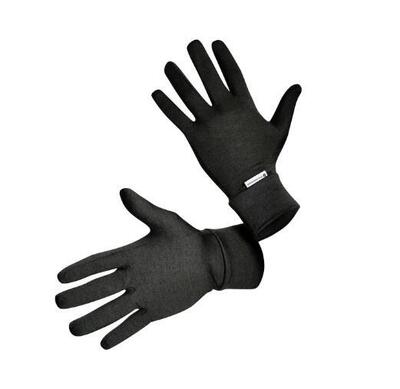 Thermowave merinowol liner handschoenen - zwart
