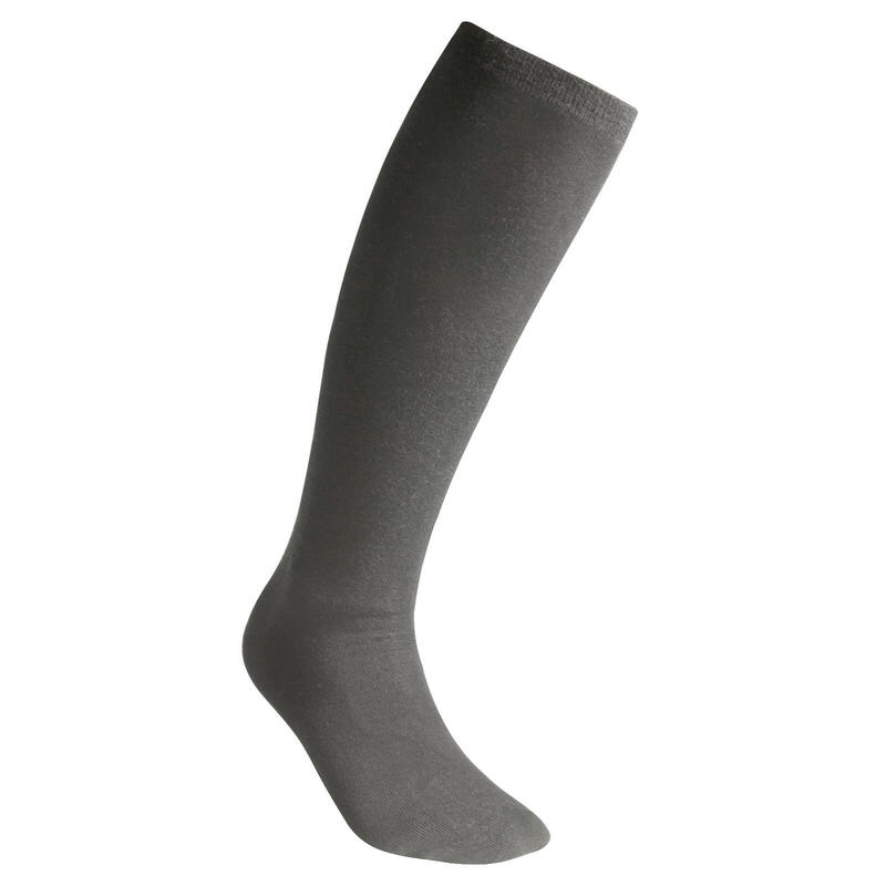 Woolpower Chaussettes Merino Liner Knee-high - Gris