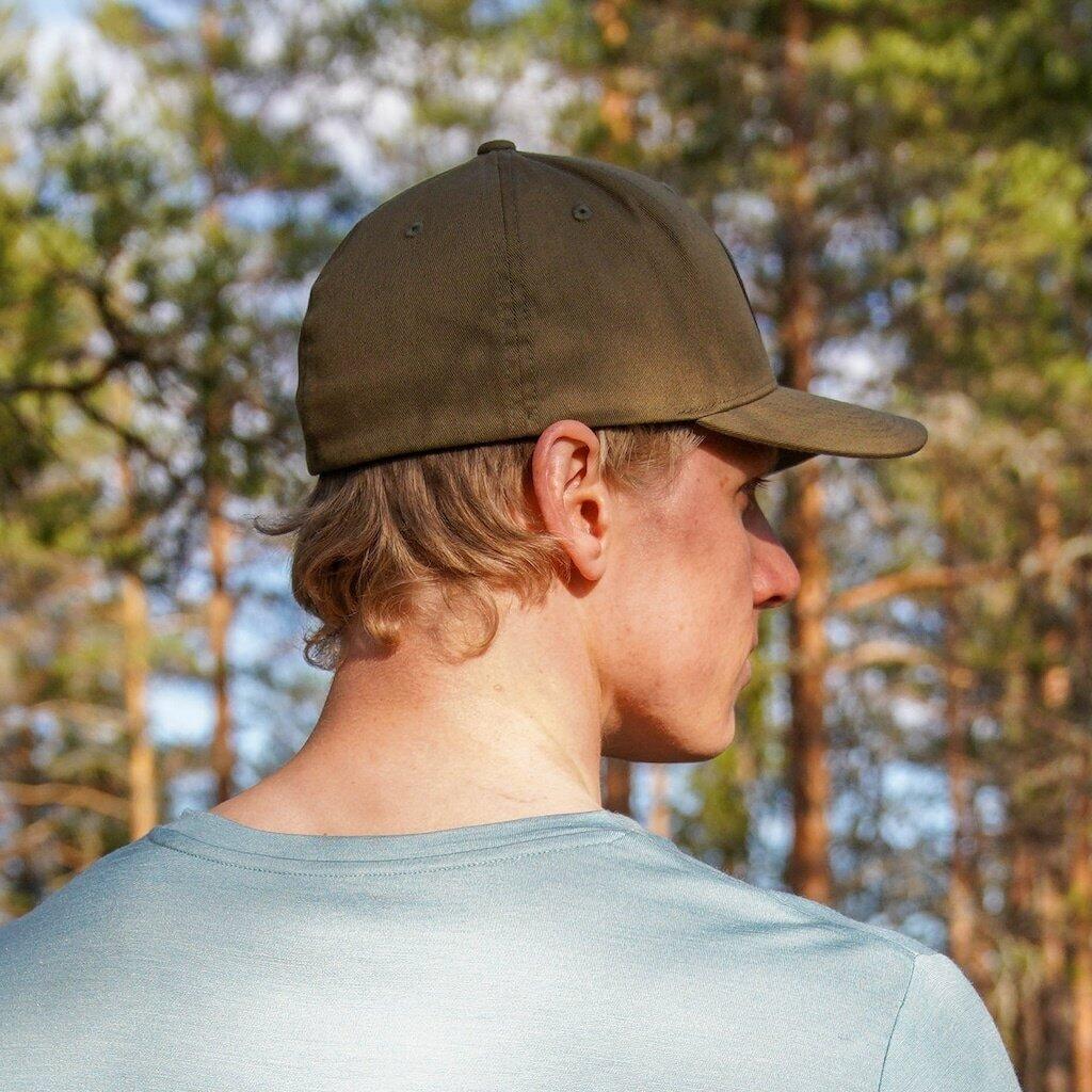 Bergans of Norway Nordmarka Epoch Flexfit Cap - Grüner Schlamm 6/7