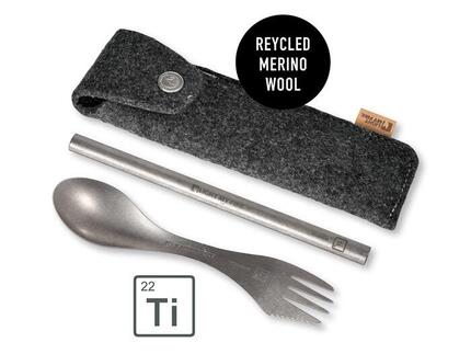 Light My Fire Eco Spork'n Straw Titanium Kit