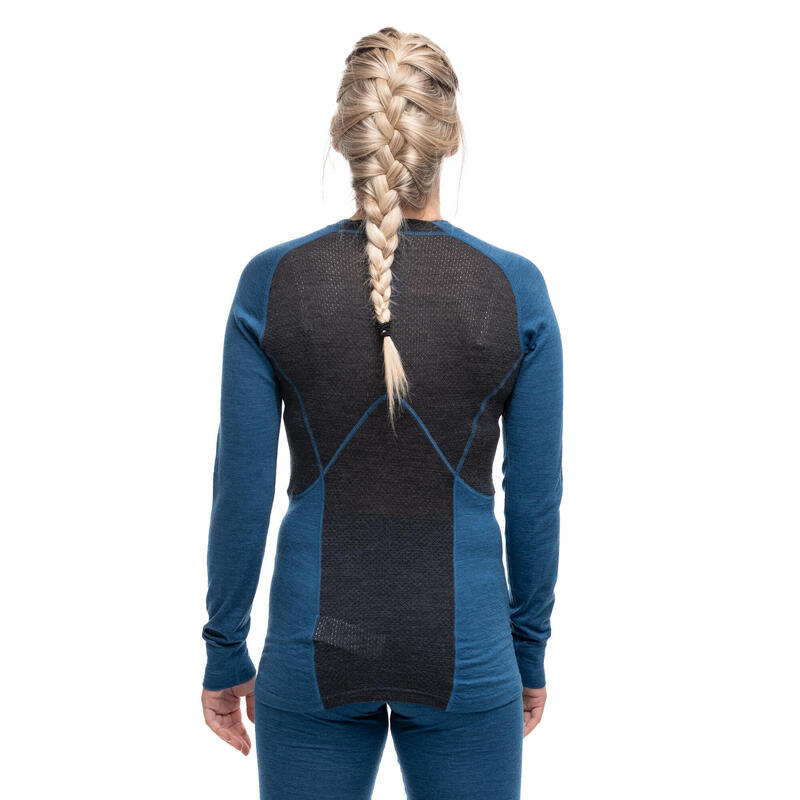 Bergans of Norway Intérieur:Pure Long Sleeve - Women - Dark Jade Green