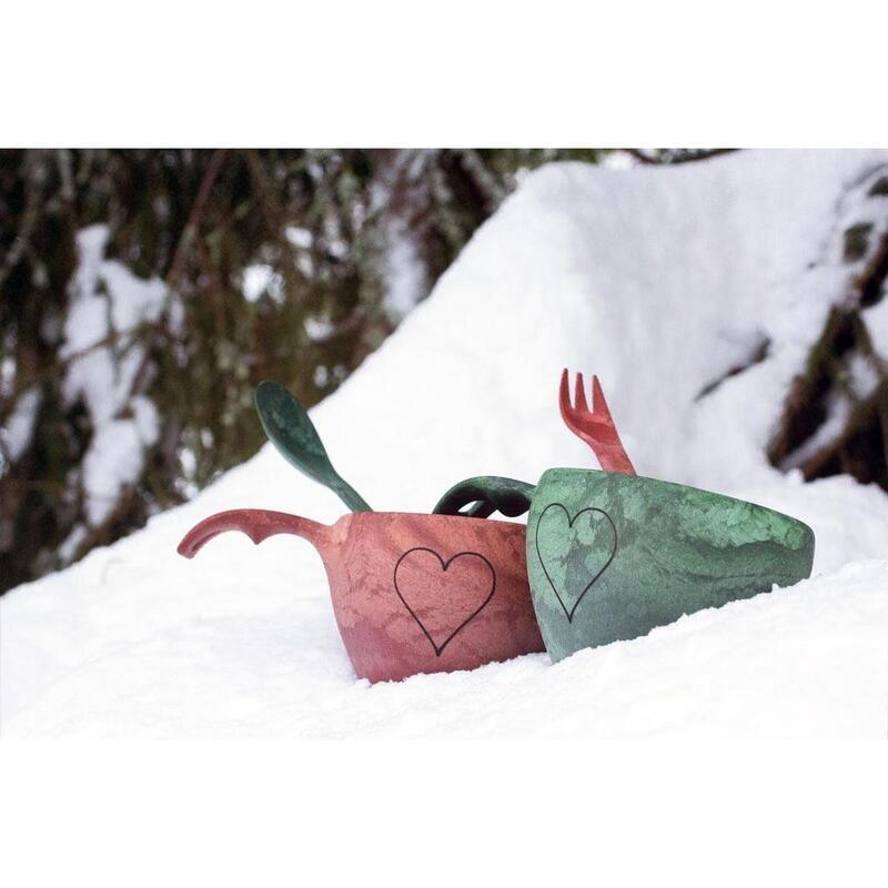 outdoorowy Kupilka Spork 205 Cranberry (czerwony)