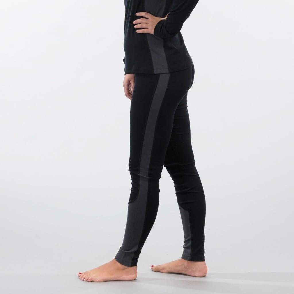 Bergans of Norway Cecilie Wollstrumpfhose - Schwarz / Solid Charcoal 4/7