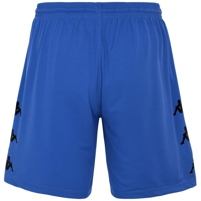 kappa pantaloncini da bambino in poliestere blu da allenamento