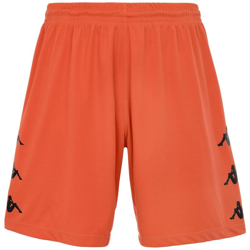 kappa pantaloncini da bambino in poliestere arancio da allenamento