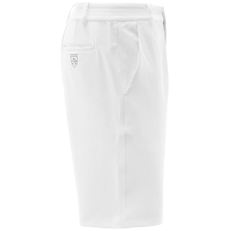 kappa pantaloncini da uomo in poliestere bianco da cardio training