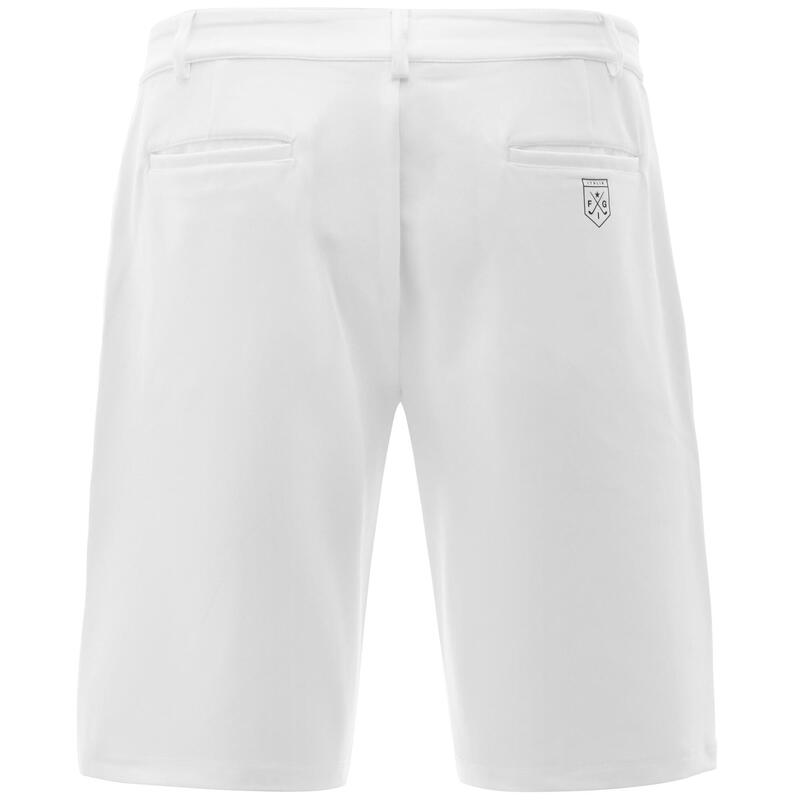 kappa pantaloncini da uomo in poliestere bianco da cardio training