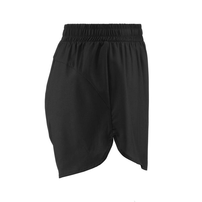 kappa pantaloncini da donna in poliestere nero da cardio training