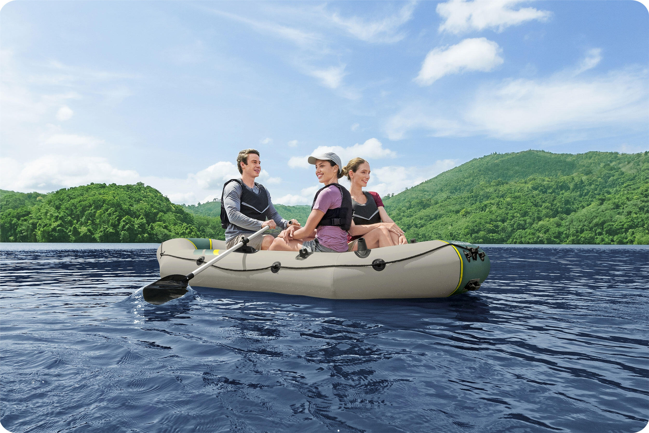 Hydro-Force Schlauchboot Komplett-Set Ra nger Elite X3 295 x 130 x 46 cm 6/7