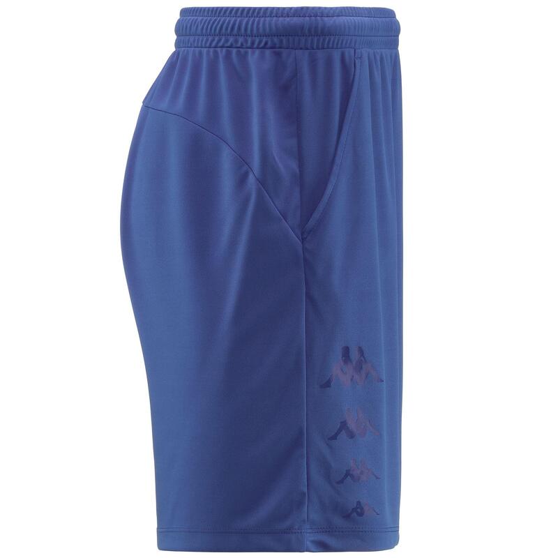 kappa pantaloncini da uomo in poliestere blu da cardio training