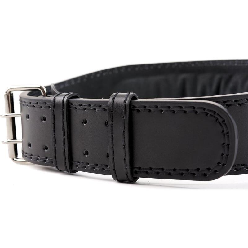 Bederní posilovací pás kožený Leather Power Belt 1150x 11 mm