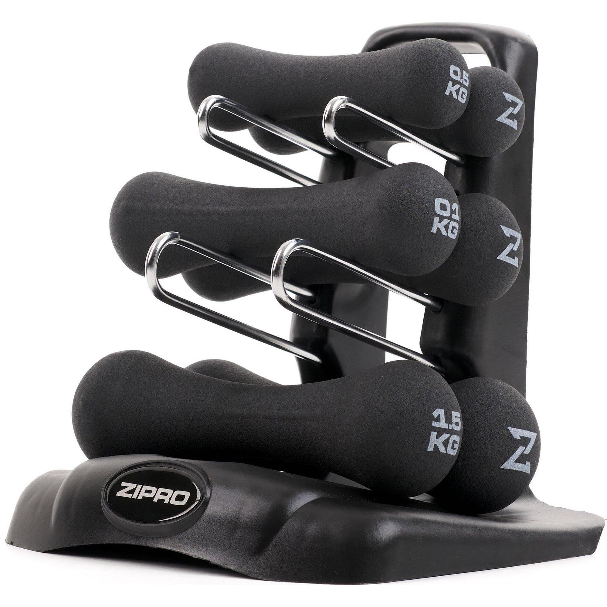 Zestaw hantli neoprenowych Zipro 6 kg