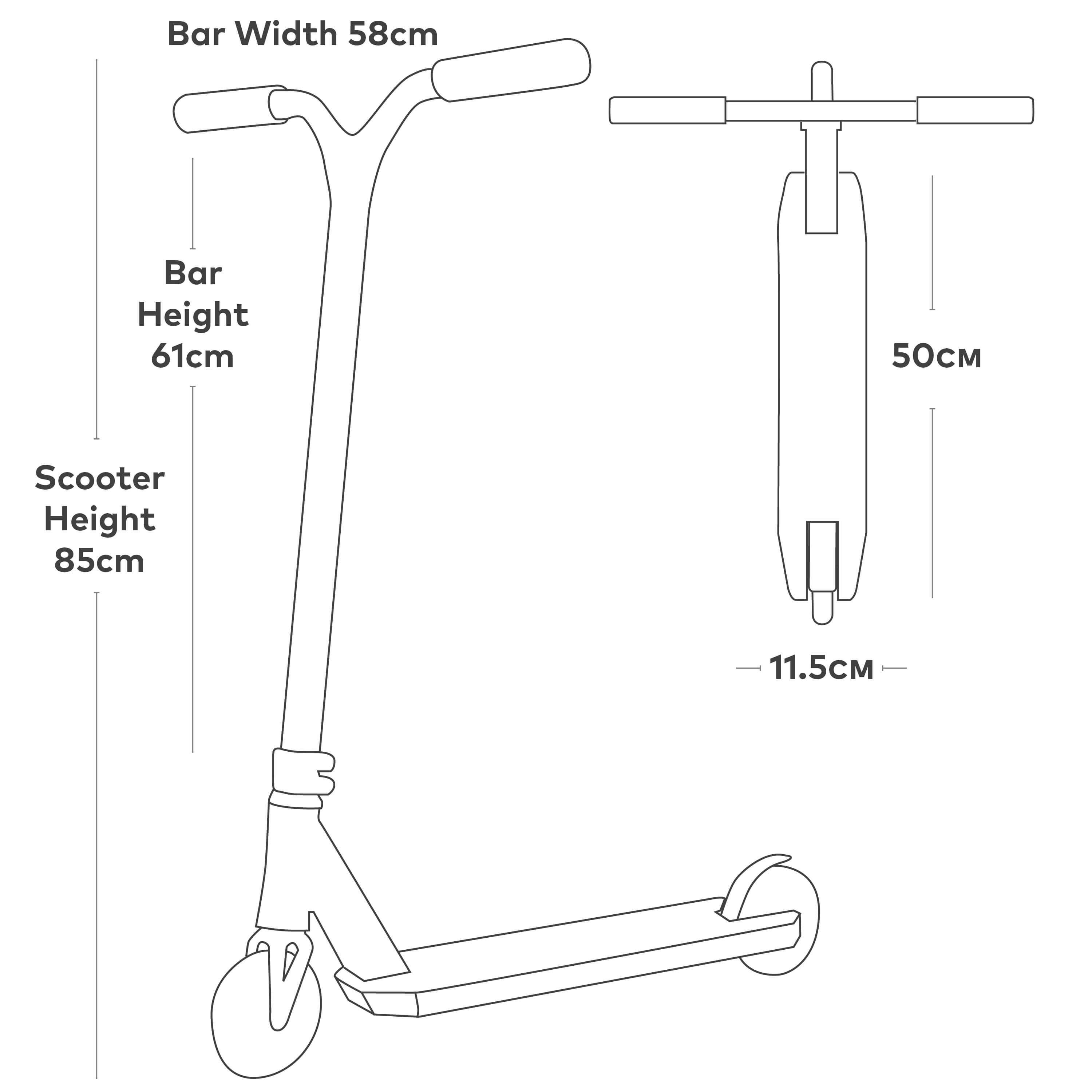 Stunt Scooter Chilli Pro Scooter Beast V2 - Black/Neochrome 7/7